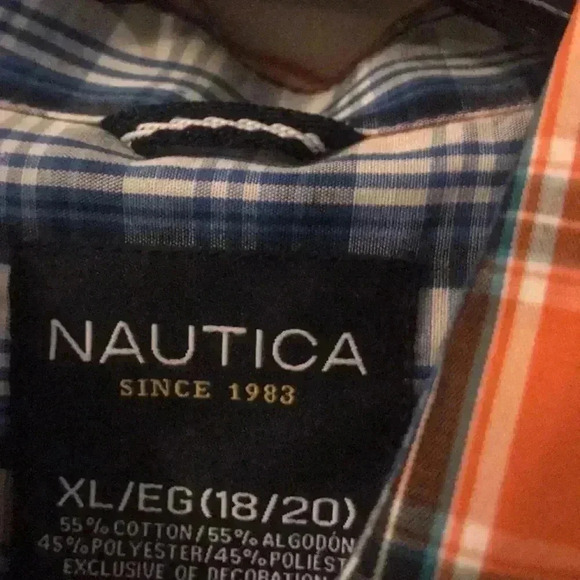 Nautica boys XL 18/20 dress shirt - Picture 4 of 4